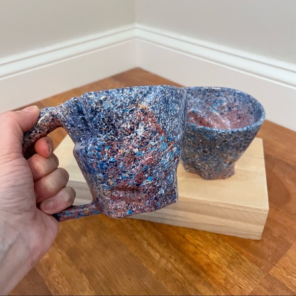 Contemporary’80’s vintage matching mugs - Picture 6 of 14